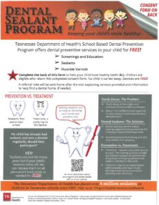 Dental Sealant Program for school children